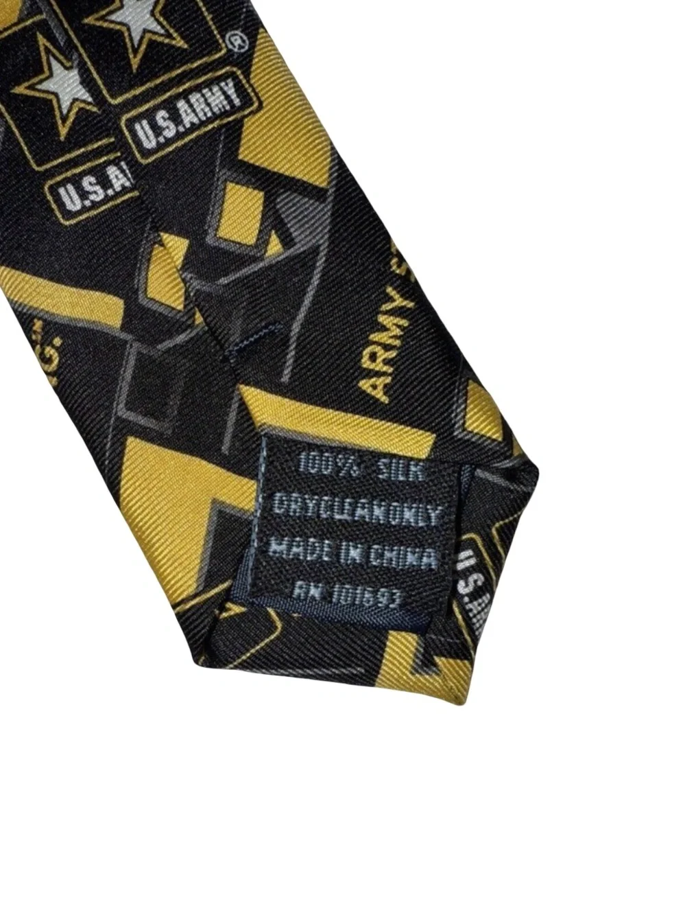 LARSON US Army Strong Themed Necktie 100% Silk 56